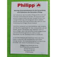 Philipp Anlasser elektronisch mit Winkelstecker Typ AW 0251 NEU, für PFAFF-Nähmaschinen