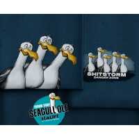 Seagull Ole by Thorsten Berger FrenchTerry blau Panel
