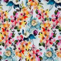 Lena Jersey Baumwolle Blumen bunt