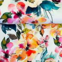 Lena Jersey Baumwolle Blumen bunt
