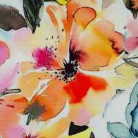 Lena Jersey Baumwolle Blumen bunt
