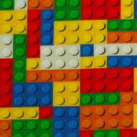 Elias Jersey Baumwolle Klemmbausteine, bunt