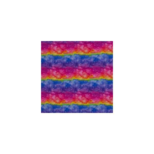 Elias Jersey Baumwolle Wasserfarbe, Regenbogenstrifen, bunt