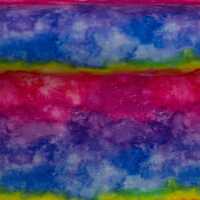 Elias Jersey Baumwolle Wasserfarbe, Regenbogenstrifen, bunt