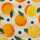 Fruits, Baumwolle Webware Orangen, Blaubeeren, apricot/weiß