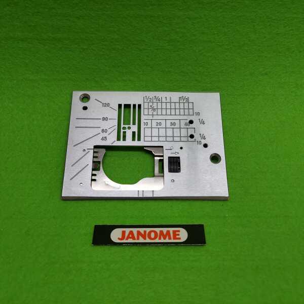 Janome Gradstichplatte + Gradstichfuß kpl. Skyline S3