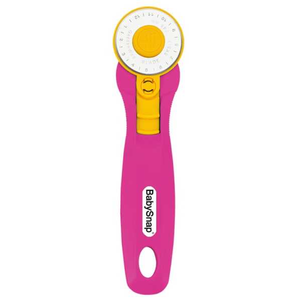 Baby Snap Rollschneider 45mm pink