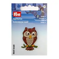 Applikation Eule braun 924344