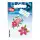 Applikation recycelt, Blumen, pink 926743