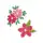 Applikation recycelt, Blumen, pink 926743
