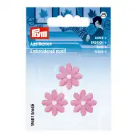 Applikation Blumen klein, rosa 926732