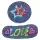 Applikation Jeans Sterne, mehrfarbig 921492