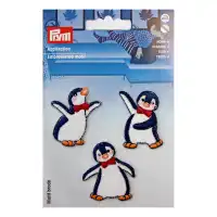 Applikation selbstklebend/aufbügelbar, Pinguine 924350