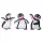Applikation selbstklebend/aufbügelbar, Pinguine 924350