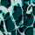 Pop Art Waves by Thorsten Berger Viskose Webware petrol