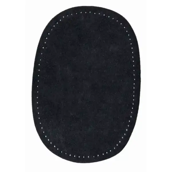Patches Velourslederimitat, aufbügelbar, 9,5 x 14,5 cm, schwarz 929031