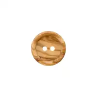 Holzknopf 2-Loch, 18mm, beige
