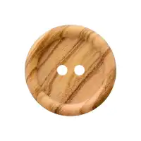 Holzknopf 2-Loch, 23mm, beige