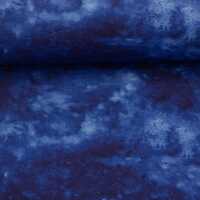 Batik, Jersey Baumwolle, batik, nachtblau