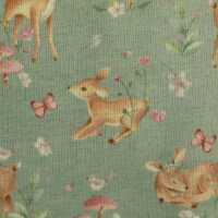 Isla, Alpenfleece Reh grün/grau