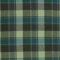 Maverick Baumwolle Flanell kariert mint/grau/petrol