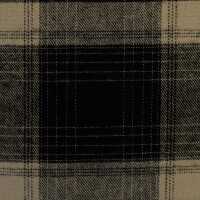 Yukon Baumwolle Flanell kariert schwaez/beige