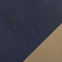 Mirco Kunstleder mit Fleece Abseite blau/beige