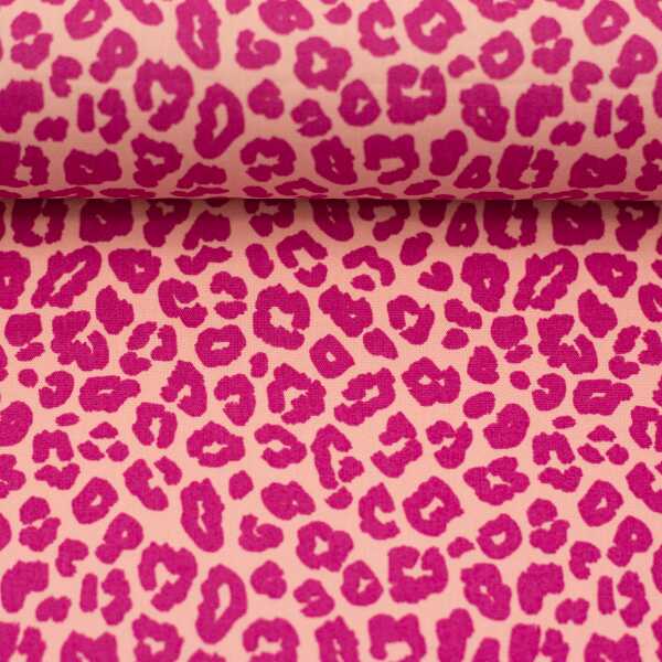 Leoni Baumwolle Webware Leo pink