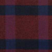 Maverick Baumwolle Flanell kariert rot/blau