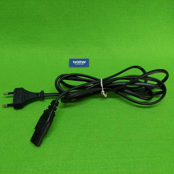 Netzkabel gebr. für Brother Näh- u. Stickmaschinen