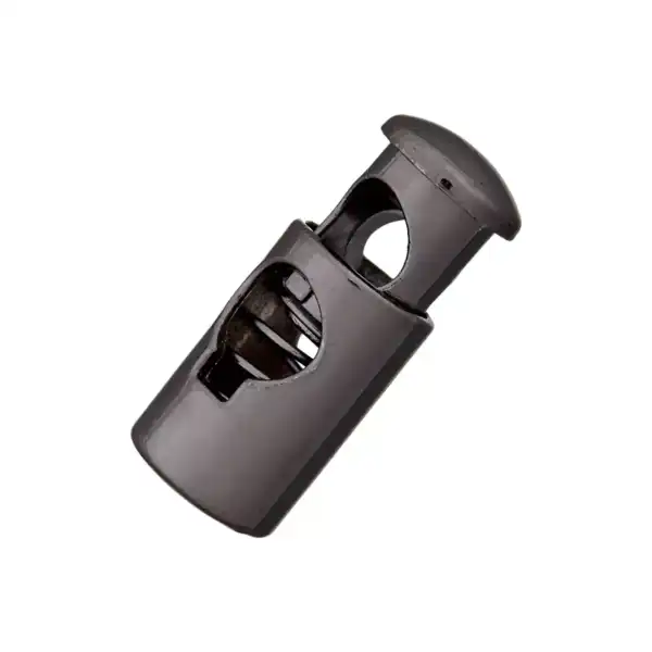 Kordelstopper/Durchlass 5mm, 25mm, titan