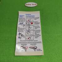 Aufkleber Einfädelhilfe Deutsch,  BLE 8W-2  Evolution