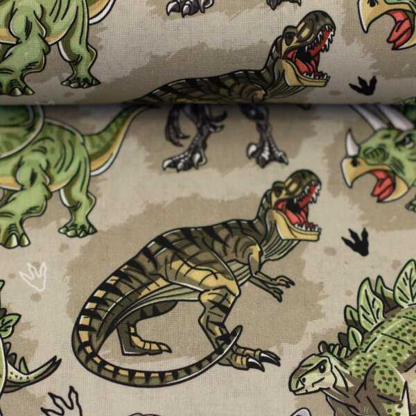 Tim Baumwolle Dinos schilfgrün