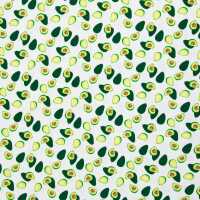 Geseke, Rippjersey  Avocados, grün/weiß