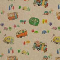 Pedro, Dekostoff Webware Wohnwagen, beige