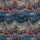 Flowing Bloom by Sarah Mariam Outdoor Polyester, Kristalle blau