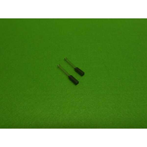 2 Motorkohlen ( 1 Paar ) 4 x 4 x 10 mm mit Feder
