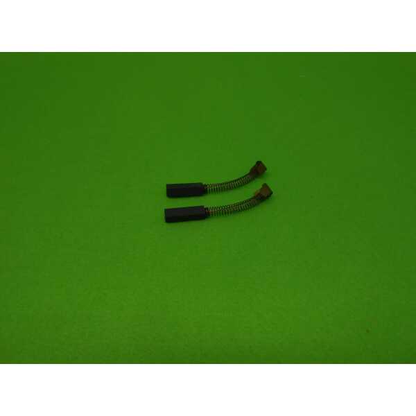 2 Motorkohlen (1 Paar)  6 x 6 mm mit Bügel